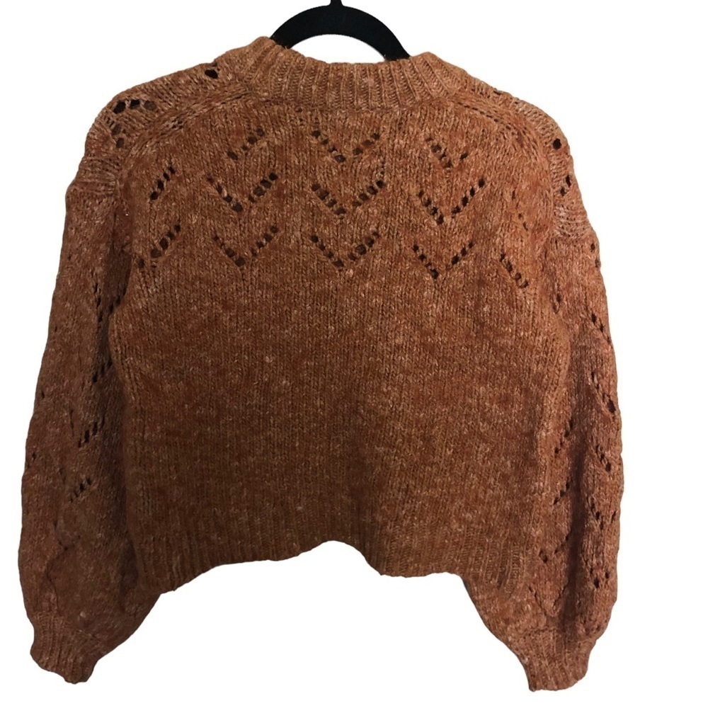 Madewell Pointelle Bubble-Sleeve Pullover Sweater - Picture 7 of 10